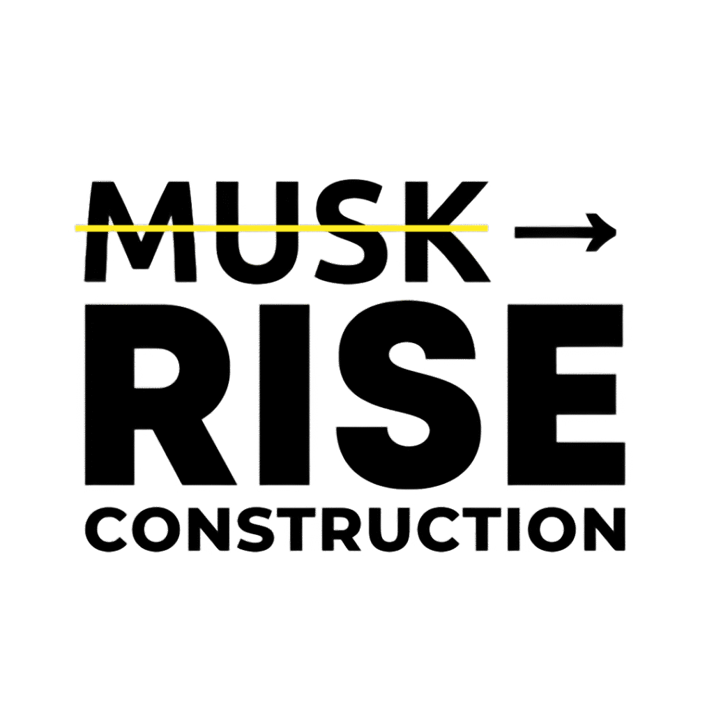 Musk rise construction logo