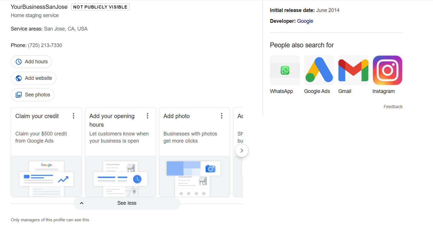 how to remove business from google step 1