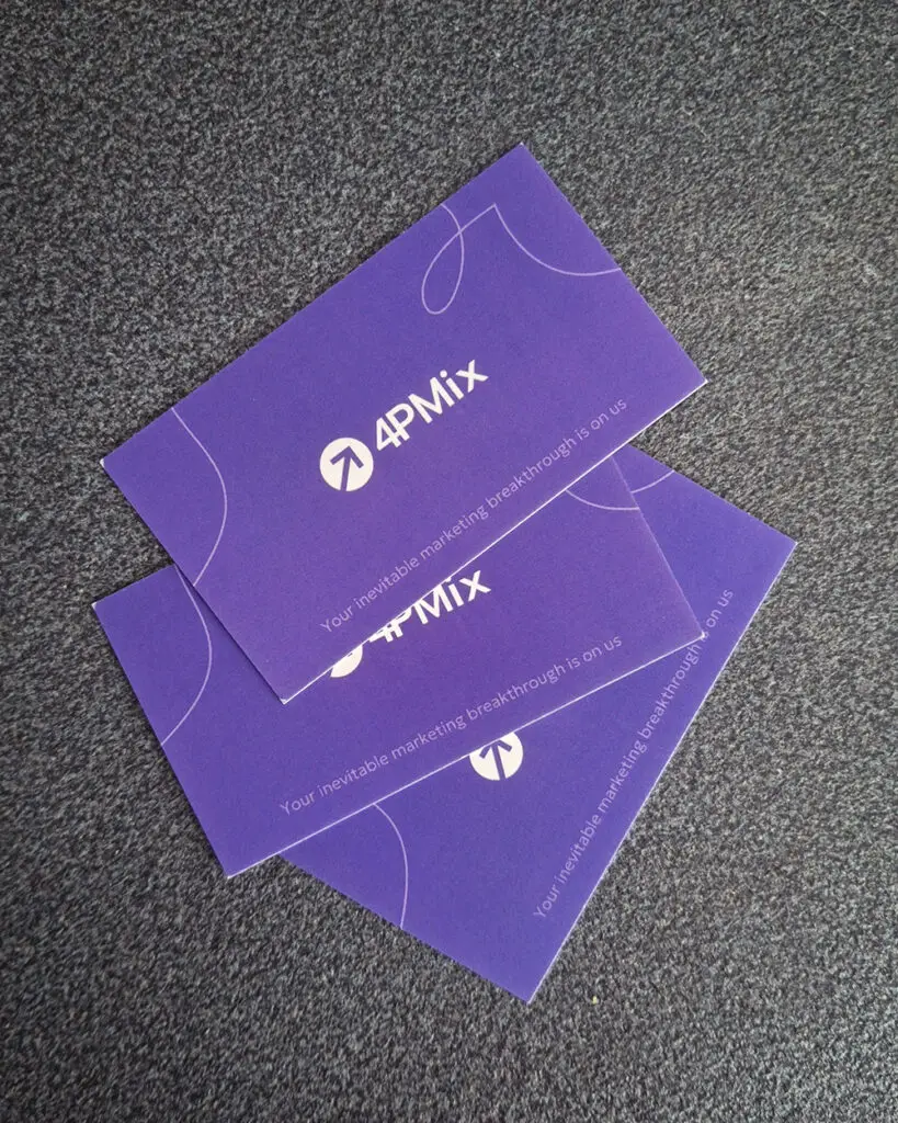 advantages of outsourcing marketing: 4pmix agency cards